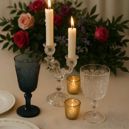 Candlelight Etched Goblet Collection